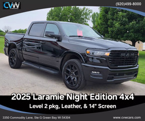 Used 2025 RAM 1500 Laramie w/ Night Edition image 1