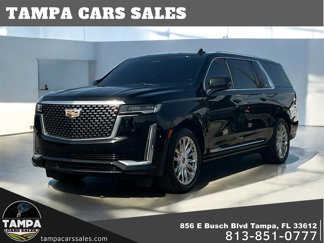 Used 2021 Cadillac Escalade ESV Premium Luxury w/ Driver Assist Tech Package image 1