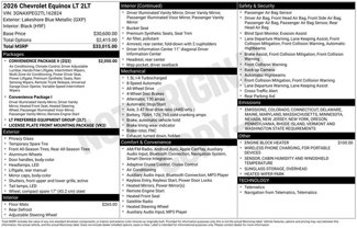 New 2026 Chevrolet Equinox LT w/ Convenience Package II image 1