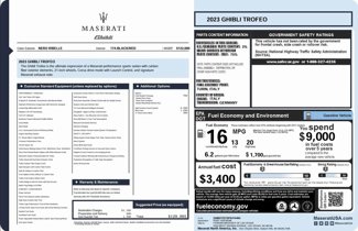 Used 2023 Maserati Ghibli Trofeo image 1