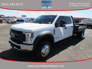 Used 2018 Ford F550 4x4 Crew Cab Super Duty w/ Power Equipment Group image 1
