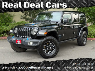 Used 2022 Jeep Wrangler Unlimited Rubicon 4xe image 1