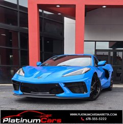 Used 2022 Chevrolet Corvette Stingray Premium Cpe w/ Engine Appearance Package image 1
