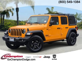 Certified 2021 Jeep Wrangler Unlimited Sport image 1
