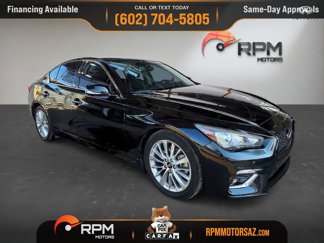 Used 2021 INFINITI Q50 Luxe image 1
