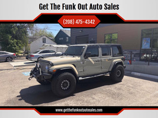 Used 2022 Jeep Wrangler Unlimited Sahara w/ LED Lighting Group image 1