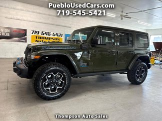 Used 2022 Jeep Wrangler Unlimited Rubicon 4xe w/ Steel Bumper Group image 1