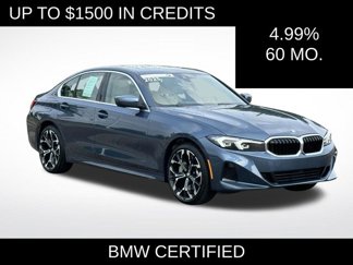 Certified 2025 BMW 330i xDrive Sedan w/ Premium Package image 1