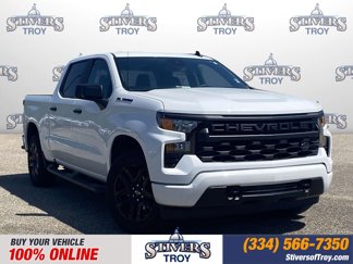 Used 2024 Chevrolet Silverado 1500 Custom w/ Turbomax Blackout Package image 1