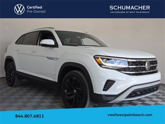 Certified 2022 Volkswagen Atlas Cross Sport SE w/ Black Wheel Package image 1