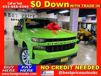 Used 2021 Chevrolet Silverado 1500 Custom w/ LPO, Dark Essentials Package image 1