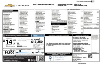 Used 2024 Chevrolet Corvette Z06 w/ Z07 Performance Package image 1