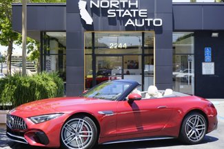 Used 2022 Mercedes-Benz SL 55 AMG 4MATIC w/ Driver Assistance Package image 1