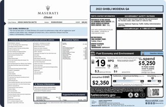 Used 2022 Maserati Ghibli Modena Q4 image 1