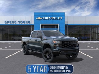 New 2025 Chevrolet Silverado 1500 Custom Trail Boss w/ Turbomax Blackout Package image 1