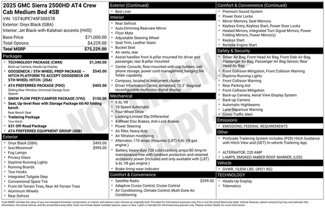 New 2025 GMC Sierra 2500 AT4 w/ Technology Package image 1
