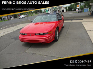Used 1993 Oldsmobile Cutlass Supreme Convertible image 1