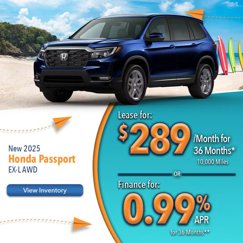 New 2026 Honda Passport RTL image 1
