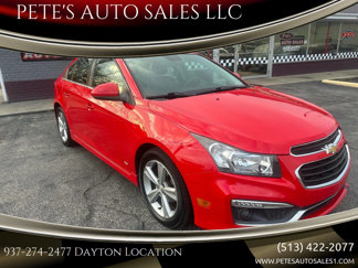 Used 2015 Chevrolet Cruze LT w/ Sun, Sound and Sport Package image 1