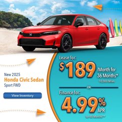 New 2025 Honda Civic Sport Touring image 1