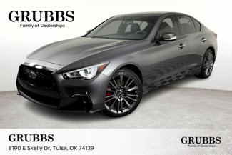 Used 2024 INFINITI Q50 Red Sport 400 w/ Carbon Fiber Package image 1
