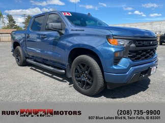 Used 2024 Chevrolet Silverado 1500 Custom w/ Turbomax Blackout Package image 1