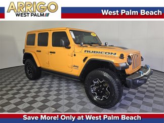 Certified 2021 Jeep Wrangler Unlimited Rubicon 4xe w/ Steel Bumper Group image 1