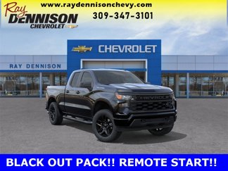 New 2026 Chevrolet Silverado 1500 Custom w/ Turbomax Blackout Package image 1