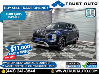Used 2025 Mitsubishi Outlander 4WD Plug-In Hybrid image 1
