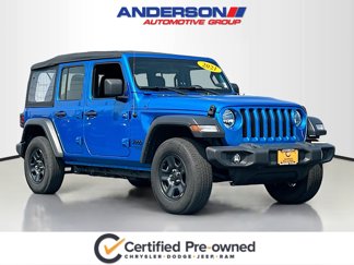 Certified 2021 Jeep Wrangler Unlimited Sport image 1