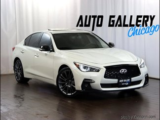 Used 2021 INFINITI Q50 Red Sport 400 image 1