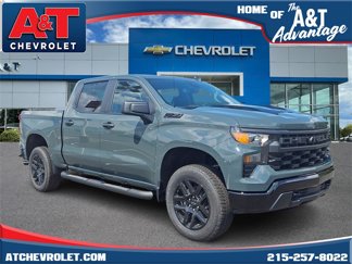 New 2025 Chevrolet Silverado 1500 Custom Trail Boss w/ Turbomax Blackout Package image 1