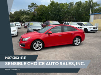 Used 2015 Chevrolet Cruze LTZ w/ Sun, Sound and Sport Package image 1