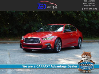Used 2018 INFINITI Q50 Red Sport 400 w/ Sensory Package (Sport) image 1