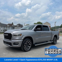 Used 2025 RAM 1500 Laramie w/ Sport Appearance Package image 1