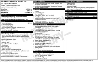 Used 2004 Buick Le Sabre Limited image 1