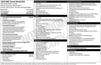 New 2026 GMC Terrain Denali w/ LPO, Floor Liner Package image 1