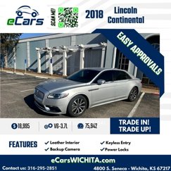 Used 2018 Lincoln Continental Premiere image 1