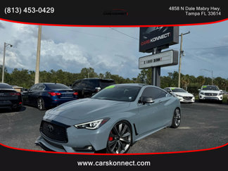 Used 2021 INFINITI Q60 Red Sport 400 image 1