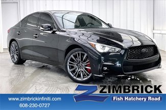 Certified 2024 INFINITI Q50 Red Sport 400 w/ Black Opal Edition image 1