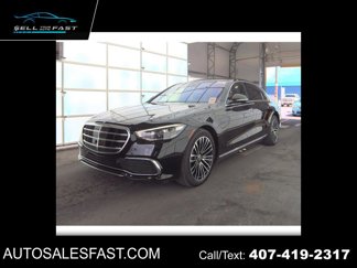 Used 2022 Mercedes-Benz S 580 4MATIC Sedan w/ Rear Seat Package image 1