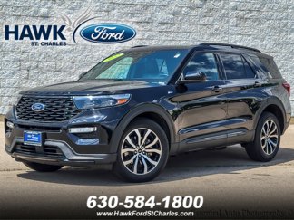 Certified 2022 Ford Explorer ST-Line w/ Class IV Trailer Tow Package image 1