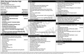 New 2026 Chevrolet Suburban High Country image 1