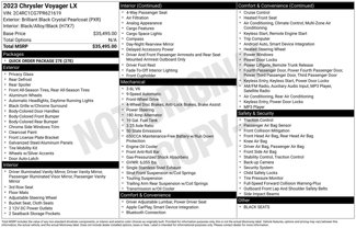 Used 2023 Chrysler Voyager LX image 1