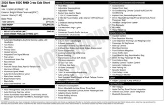 New 2026 RAM 1500 RHO w/ Bed Utility Group image 1