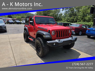 Used 2020 Jeep Wrangler Sport image 1