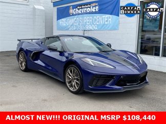 Certified 2025 Chevrolet Corvette Stingray Premium Conv w/ Z51 Performance Package image 1