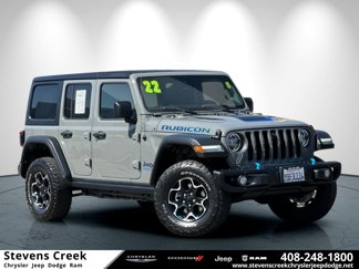 Certified 2022 Jeep Wrangler Unlimited Rubicon 4xe w/ Steel Bumper Group image 1