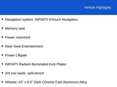Used 2023 INFINITI QX80 Sensory w/ Cargo Package