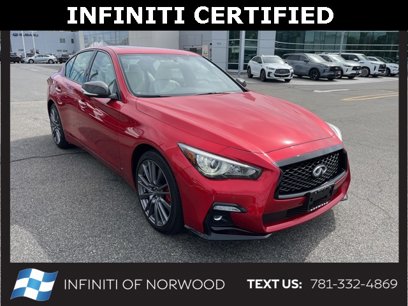 Certified 2023 INFINITI Q50 Red Sport 400 w/ Carbon Fiber Package